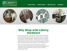 Tablet Screenshot of libertyhardware.net